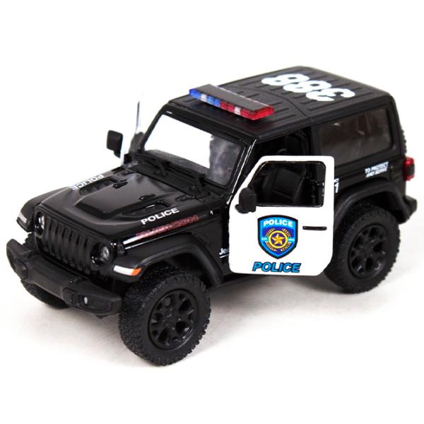 Mașină Kinsmart Jeep Wrangler Police KT5412WP  / / Red Black photo 2