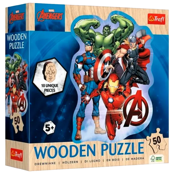 Puzzle Trefl The Adventures of the Heroes 3+/ Количество деталей: 50 photo 1