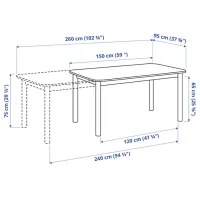 Обеденные стол со стульями Ikea Strandtorp/Bergmund/Orrsta Прямоугольная / ДСП / Белый photo 6