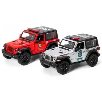 Mașină Kinsmart Jeep Wrangler KT5412WPR / / White Multicolor photo 2