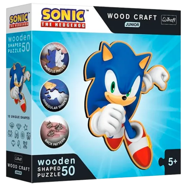 Puzzle Trefl Sonic 5+/ Numărul de piese: 50 photo 1