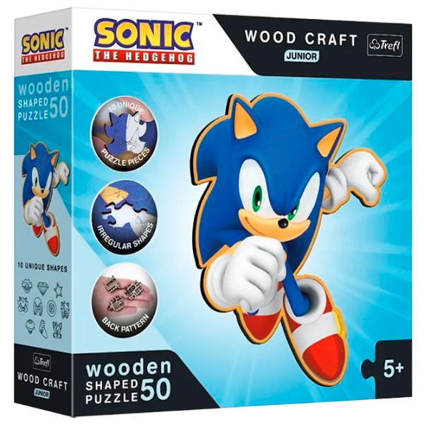 Puzzle Trefl Sonic 5+/ Numărul de piese: 50 photo 1