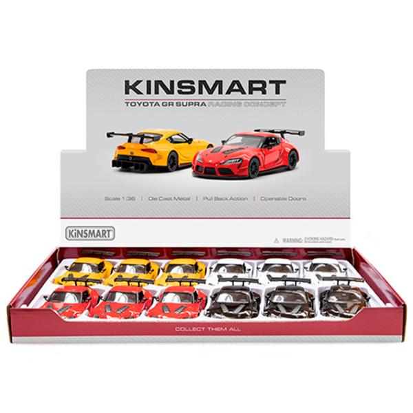 Mașină Kinsmart Toyota GR Supra KT5421  / / Black Multicolor photo 6