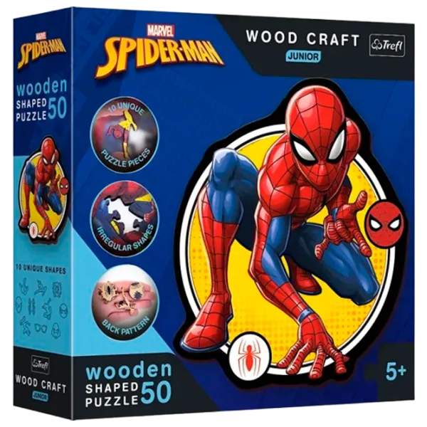 Puzzle Trefl Spiderman 5+/ Numărul de piese: 50 photo 1