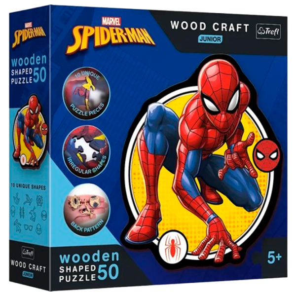 Puzzle Trefl Spiderman 5+/ Numărul de piese: 50 photo 1