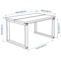Set masă și scaune Ikea Morbylanga/Tobias Dreptunghiulară / PAL / Brown photo 8