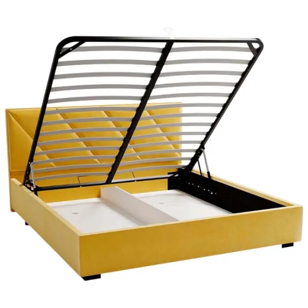 Кровать My-Style my-Roxy 200 x 200 см / Фанера / Желтый photo 4