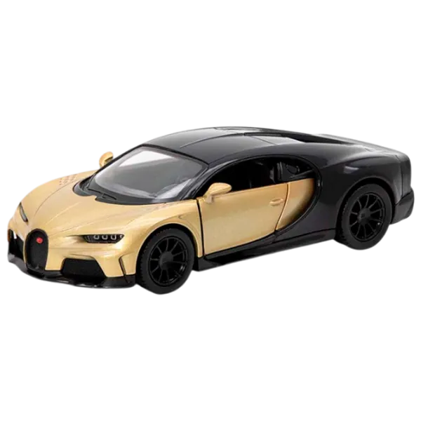 Mașină Kinsmart Bugatti Chiron Super Sport KT5423  / / Auriu Black photo 1