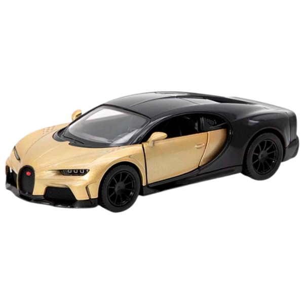 Mașină Kinsmart Bugatti Chiron Super Sport KT5423  / / Auriu Black photo 1