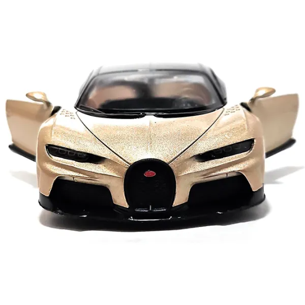 Mașină Kinsmart Bugatti Chiron Super Sport KT5423  / / Auriu Black photo 5