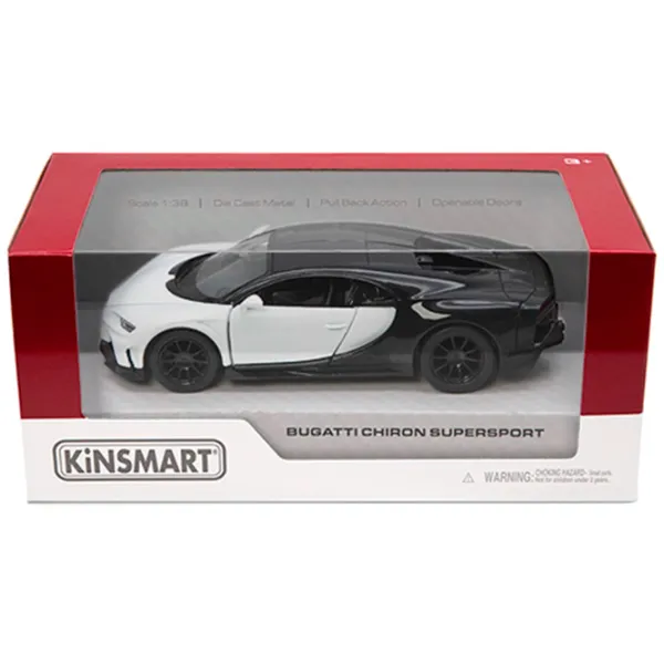 Mașină Kinsmart Bugatti Chiron Super Sport KT5423  / / Auriu Black photo 7