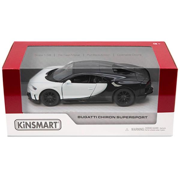 Mașină Kinsmart Bugatti Chiron Super Sport KT5423  / / Auriu Black photo 7