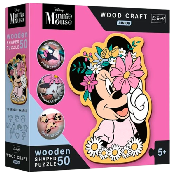 Puzzle Trefl In Minnie's world 5+/ Количество деталей: 50 photo 1