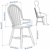 Set masă și scaune Ikea Danderyd/Skogsta Dreptunghiulară / PAL / White photo 9