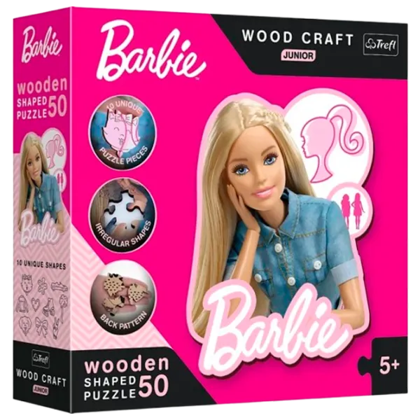 Puzzle Trefl Beautiful Barbie 5+/ Numărul de piese: 50 photo 1