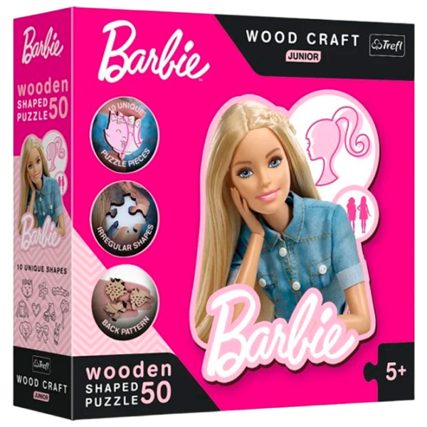 Puzzle Trefl Beautiful Barbie 5+/ Numărul de piese: 50 photo 1