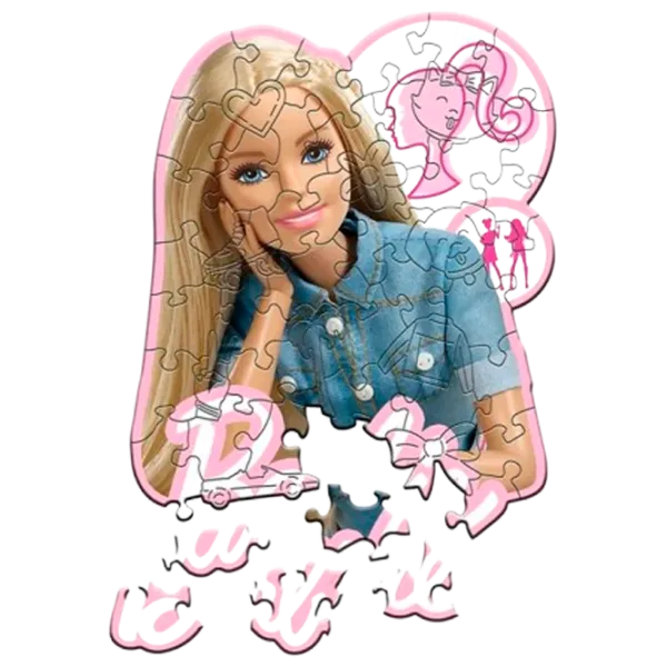 Puzzle Trefl Beautiful Barbie 5+/ Numărul de piese: 50 photo 2