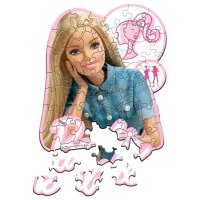 Puzzle Trefl Beautiful Barbie 5+/ Numărul de piese: 50 photo 2
