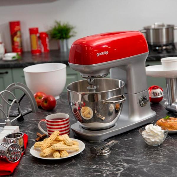 Robot de bucătărie Gorenje MMC1000RLR 1000 W / Red photo 6