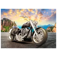 Puzzle Trefl Black motorcycle 9+/ Numărul de piese: 500 photo 2