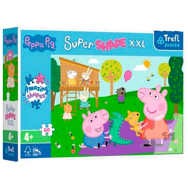 Puzzle Trefl Peppa Pig 4+/ Numărul de piese: 60 photo 1