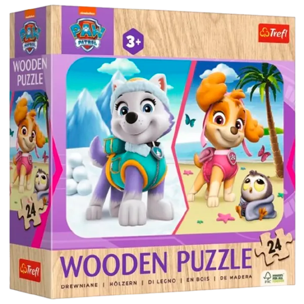 Puzzle Trefl Paw Patrol 3+/ Количество деталей: 24 photo 1