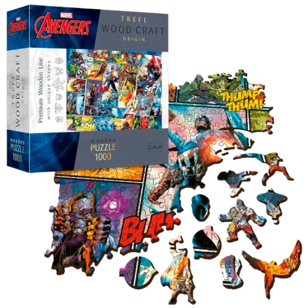 Puzzle Trefl The Comic Universe 9+/ Numărul de piese: 1000 photo 2