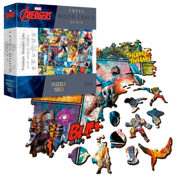 Puzzle Trefl The Comic Universe 9+/ Numărul de piese: 1000 photo 2