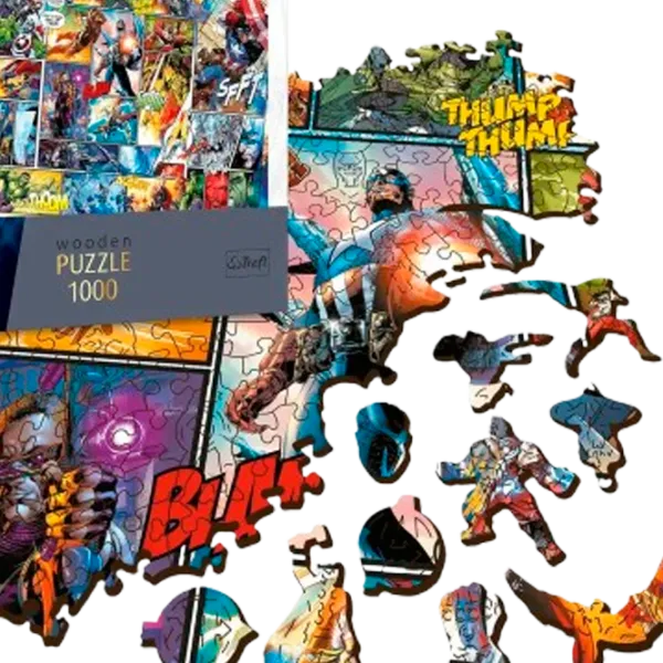 Puzzle Trefl The Comic Universe 9+/ Numărul de piese: 1000 photo 5