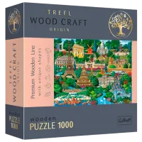 Puzzle Trefl Famous places 9+/ Numărul de piese: 1000