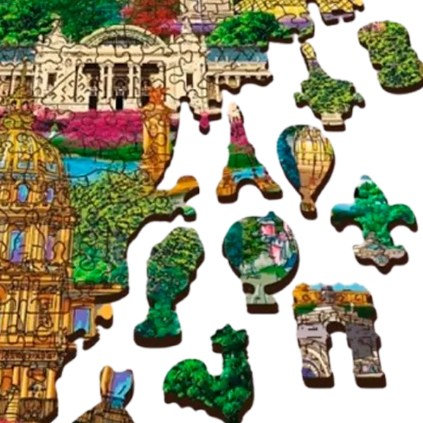 Puzzle Trefl Famous places 9+/ Numărul de piese: 1000 photo 3