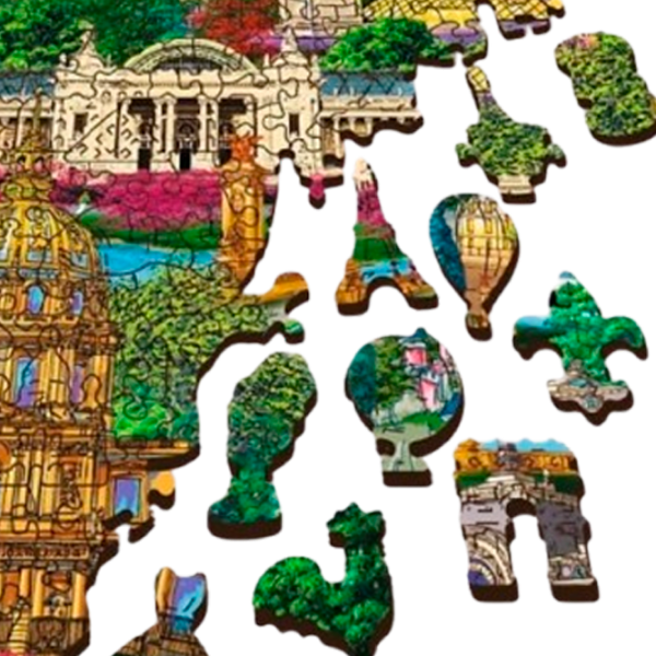 Puzzle Trefl Famous places 9+/ Numărul de piese: 1000 photo 3