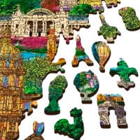 Puzzle Trefl Famous places 9+/ Numărul de piese: 1000 photo 3
