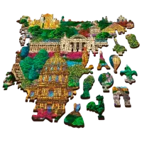 Puzzle Trefl Famous places 9+/ Numărul de piese: 1000 photo 4