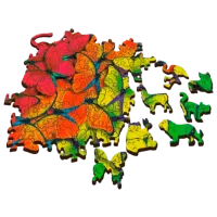 Puzzle Trefl Colorful butterflies 12+/ Numărul de piese: 501 photo 2