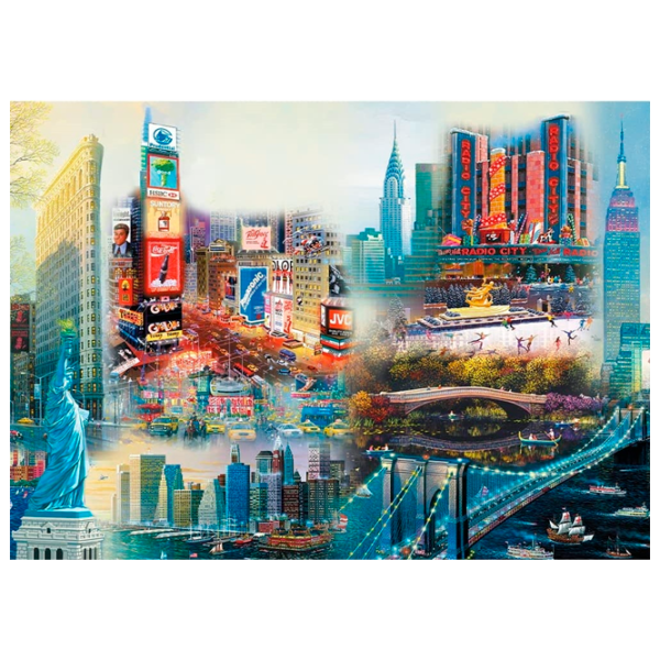 Puzzle Trefl New York 12+/ Numărul de piese: 1000 photo 2