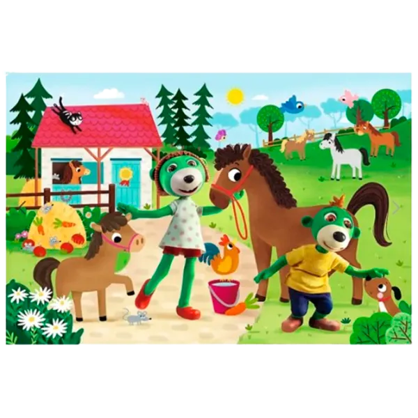 Puzzle Trefl Trefliki  4+/ Количество деталей: 60 photo 2