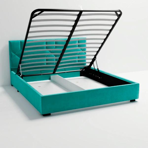 Кровать My-Style my-Ola 200 x 200 см / Фанера / Бирюзовый photo 6