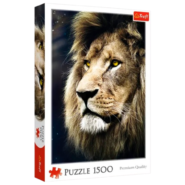 Puzzle Trefl Lions portrait 12+/ Количество деталей: 1500 photo 1