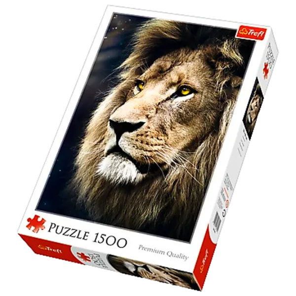 Puzzle Trefl Lions portrait 12+/ Количество деталей: 1500 photo 2