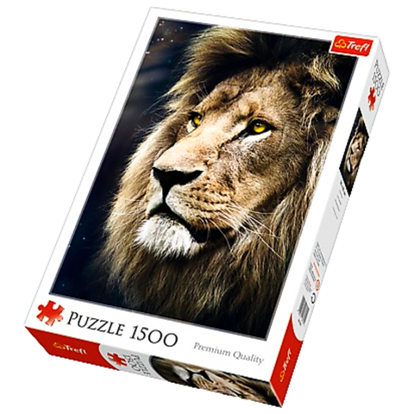 Puzzle Trefl Lions portrait 12+/ Количество деталей: 1500 photo 2