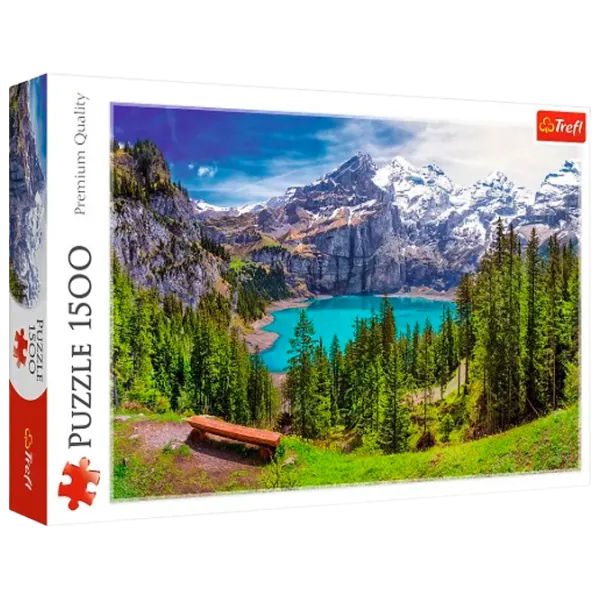 Puzzle Trefl Lake Oeschinen 12+/ Количество деталей: 1500 photo 1