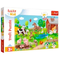 Puzzle Trefl Babies and animals 2+/ Количество деталей: 24