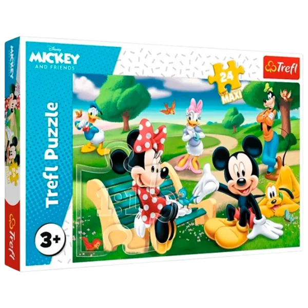 Puzzle Trefl Mickey Mouse 3+/ Numărul de piese: 24 photo 1