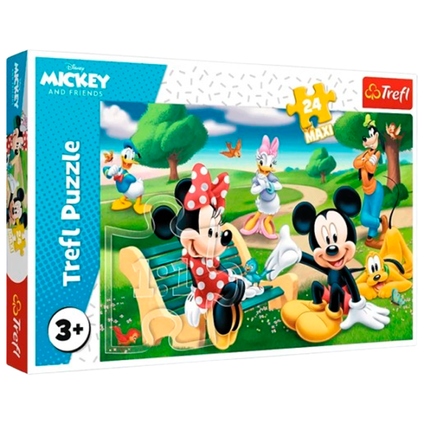 Puzzle Trefl Mickey Mouse 3+/ Numărul de piese: 24 photo 1