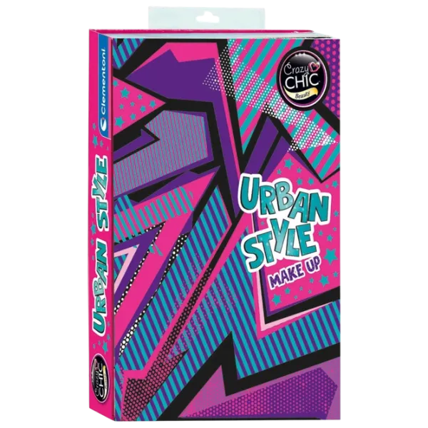 Joc de rol Clementoni Crazy Chic Urban Style Make Up 8+ / set de frumusete  photo 1
