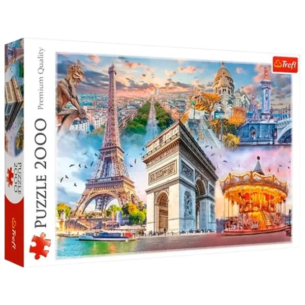 Puzzle Trefl Weekend in Paris 14+/ Numărul de piese: 2000 photo 1
