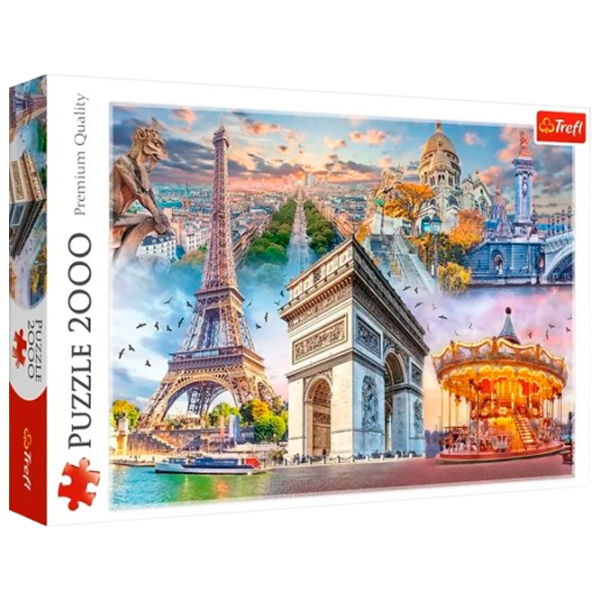 Puzzle Trefl Weekend in Paris 14+/ Numărul de piese: 2000 photo 1