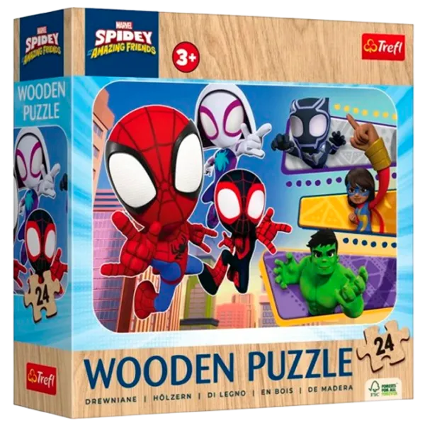 Puzzle Trefl Spiderman 2+/ Количество деталей: 24 photo 1