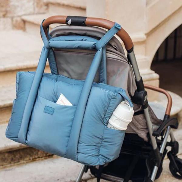Geantă pentru mămici Beaba Puffi Paris Blue photo 6